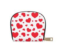YWSOTRE Corazón disperso, Funda de Cuero de PU para Tarjetas, Tarjetero Elegante, Tarjetero Tipo Billetera