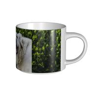 YWSOTRE Divertido Golden Retriever impreso,Taza de cerámica de gran capacidad, taza de té, taza de café 450 ml