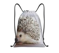 YWSOTRE Erizo impreso., Mochila con cordón, unisex, para deporte, gimnasio, informal, para el día a día, talla M