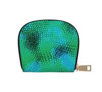 YWSOTRE Escama de Serpiente, Funda de Cuero de PU para Tarjetas, Tarjetero Elegante, Tarjetero Tipo Billetera