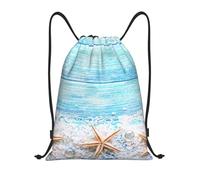YWSOTRE Estrellas de mar sobre sal marina, Mochila con cordón, unisex, para deporte, gimnasio, informal, para el día a día, talla M