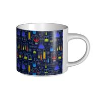 YWSOTRE Experimento de química,Taza de cerámica de gran capacidad, taza de té, taza de café 450 ml