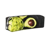 YWSOTRE Flor De Aguacate Hecho Palta Guacamole Comida Y Bebida, Estuche para lápices Estuche para lápices Estuche para lápices de Cuero portátil con Estuche para cosméticos con Cremallera