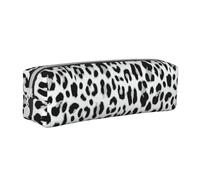 YWSOTRE Fondo De Diseño De Patrones Sin Fisuras De Leopardo, Estuche para lápices Estuche para lápices Estuche para lápices de Cuero portátil con Estuche para cosméticos con Cremallera