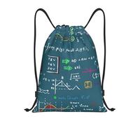 YWSOTRE Fórmula matemática impresa, Mochila con cordón, unisex, para deporte, gimnasio, informal, para el día a día, talla M