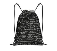 YWSOTRE Fórmula matemática, Mochila con cordón, unisex, para deporte, gimnasio, informal, para el día a día, talla M