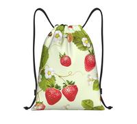 YWSOTRE fresa encantadora, Mochila con cordón, unisex, para deporte, gimnasio, informal, para el día a día, talla M