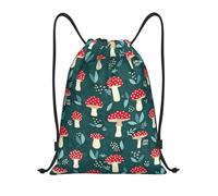 YWSOTRE Hongos Rojos, Mochila con cordón, unisex, para deporte, gimnasio, informal, para el día a día, talla M