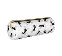 YWSOTRE Hormigas Insectos, Estuche para lápices Estuche cilíndrico para lápices Estuche para lápices de Cuero portátil Estuche para cosméticos