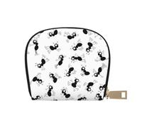 YWSOTRE Hormigas Insectos, Funda de Cuero de PU para Tarjetas, Tarjetero Elegante, Tarjetero Tipo Billetera
