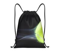 YWSOTRE Impresión de tenis en vivo, Mochila con cordón, unisex, para deporte, gimnasio, informal, para el día a día, talla M