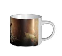 YWSOTRE Impresión del American Staffordshire Terrier,Taza de cerámica de gran capacidad, taza de té, taza de café 450 ml