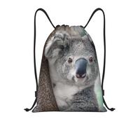 YWSOTRE Koala relajado, Mochila con cordón, unisex, para deporte, gimnasio, informal, para el día a día, talla M