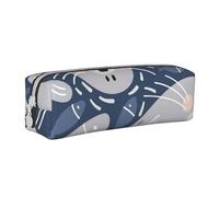 YWSOTRE Linda Foca, Estuche para lápices Estuche para lápices Estuche para lápices de Cuero portátil con Estuche para cosméticos con Cremallera