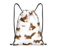 YWSOTRE Linda - Linda Ardilla, Mochila con cordón, unisex, para deporte, gimnasio, informal, para el día a día, talla M