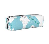 YWSOTRE Lindas focas Divertidas, Estuche para lápices Estuche para lápices Estuche para lápices de Cuero portátil con Estuche para cosméticos con Cremallera