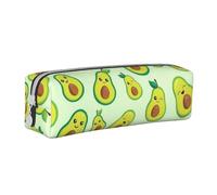 YWSOTRE Lindo Aguacate Impreso., Estuche para lápices Estuche para lápices Estuche para lápices de Cuero portátil con Estuche para cosméticos con Cremallera