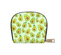YWSOTRE Lindo Aguacate Impreso., Funda de Cuero de PU para Tarjetas, Tarjetero Elegante, Tarjetero Tipo Billetera