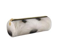 YWSOTRE Lindo Cachorro Westie, Estuche para lápices Estuche cilíndrico para lápices Estuche para lápices de Cuero portátil Estuche para cosméticos