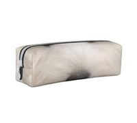 YWSOTRE Lindo Cachorro Westie, Estuche para lápices Estuche para lápices Estuche para lápices de Cuero portátil con Estuche para cosméticos con Cremallera