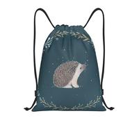 YWSOTRE Lindo pequeño erizo, Mochila con cordón, unisex, para deporte, gimnasio, informal, para el día a día, talla M