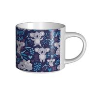 YWSOTRE Lindos koalas, animales australianos,Taza de cerámica de gran capacidad, taza de té, taza de café 450 ml