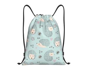 YWSOTRE Muchos erizos, Mochila con cordón, unisex, para deporte, gimnasio, informal, para el día a día, talla M