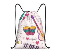 YWSOTRE Music Records Blues Music es el tema de mi vida, Mochila con cordón, unisex, para deporte, gimnasio, informal, para el día a día, talla M