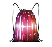 YWSOTRE Nota musical impresa., Mochila con cordón, unisex, para deporte, gimnasio, informal, para el día a día, talla M