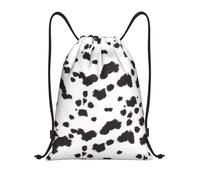 YWSOTRE Patrón de impresión dálmata, Mochila con cordón, unisex, para deporte, gimnasio, informal, para el día a día, talla M