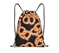 YWSOTRE pretzel fresco, Mochila con cordón, unisex, para deporte, gimnasio, informal, para el día a día, talla M