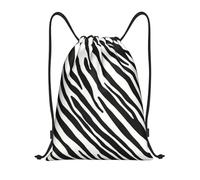 YWSOTRE Raya Cebra Natural, Mochila con cordón, unisex, para deporte, gimnasio, informal, para el día a día, talla M