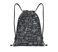 YWSOTRE Regalos profesor de matemáticas, Mochila con cordón, unisex, para deporte, gimnasio, informal, para el día a día, talla M