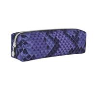 YWSOTRE Serpiente Prin, Estuche para lápices Estuche para lápices Estuche para lápices de Cuero portátil con Estuche para cosméticos con Cremallera