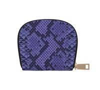 YWSOTRE Serpiente Prin, Funda de Cuero de PU para Tarjetas, Tarjetero Elegante, Tarjetero Tipo Billetera