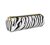 YWSOTRE Textura del Tigre de Bengala, Estuche para lápices Estuche cilíndrico para lápices Estuche para lápices de Cuero portátil Estuche para cosméticos