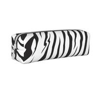 YWSOTRE Textura del Tigre de Bengala, Estuche para lápices Estuche para lápices Estuche para lápices de Cuero portátil con Estuche para cosméticos con Cremallera