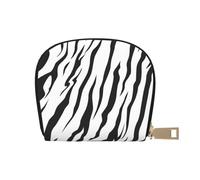 YWSOTRE Textura del Tigre de Bengala, Funda de Cuero de PU para Tarjetas, Tarjetero Elegante, Tarjetero Tipo Billetera