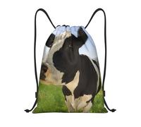 YWSOTRE vacas en el pasto, Mochila con cordón, unisex, para deporte, gimnasio, informal, para el día a día, talla M