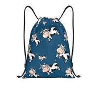 YWSOTRE vacas, Mochila con cordón, unisex, para deporte, gimnasio, informal, para el día a día, talla M