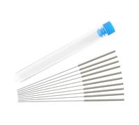 YWXCBNCI 10 Uds. Agujas de Limpieza de Boquilla de Acero Inoxidable 0,2mm 0,3mm 0,4mm 0,5mm 0,6mm 0,8mm 1,0mm Brocas Accesorios de Piezas de Impresora 3D(0.2mm 10pcs)