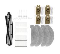 YWXCBNCI Compatible con Tama H14/Innos Innos R7/Lihas Lhhas Lh90, accesorios for robot aspirador, bolsa for polvo, filtro HEPA, rodillo, cepillo lateral, paño de fregona.