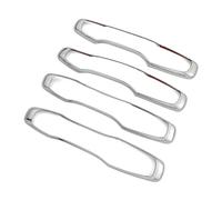 YWXCBNCI Compatible con Volvo XC60 XC90 S90 V90 2018-2025, manija de puerta exterior cromada, cubierta de marco, anillo embellecedor, tapas antiarañazos, pegatina decorativa