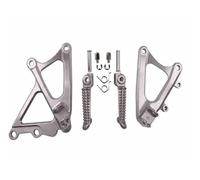 YWXCBNCI Compatible con Yamaha YZF R1 YZFR1 2009-2014 Juego de Soportes for reposapiés Delantero de Motocicleta(Silvery)