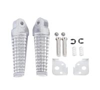 YWXCBNCI Estriberas traseras for Motocicleta compatibles con Suzuki GSXR 750 1996-1999 GSX-R 600 1997-2000 GSF600(N)(S) Bandit 1997-1999 DR-Z400S(Silver)