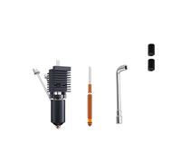 YWXCBNCI Kit de Extremo Caliente de Bloque Calefactor cerámico K2 Plus de 0,4 mm, Incluye Dos Fundas de Silicona y Boquilla de Intercambio rápido for Impresora 3D Plus(Combination)