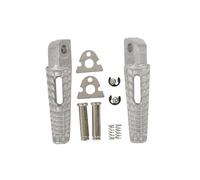 YWXCBNCI Reposapiés Traseros for Pasajero de Motocicleta compatibles con Suzuki GSXR 600 GSX-R 750 2006-2020 GSXR1000 2005-2020 B-King 2008-2013(Silver)