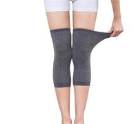 YXADGML 2 rodilleras de apoyo for hombres y mujeres, calentadores piernas invierno, protectores mangas(Gray-Breathable,L(50-80kg))