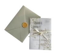 YXADGML 50 Uds invitación boda compromiso graduación cumpleaños tarjeta de felicitación suministros for fiestas negocios(Gold)