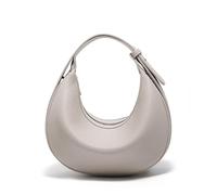 YXADGML Bolsos Para Las Axilas De Mujer Bolso bandolera pequeño for mujer, tipo media luna(Grey)